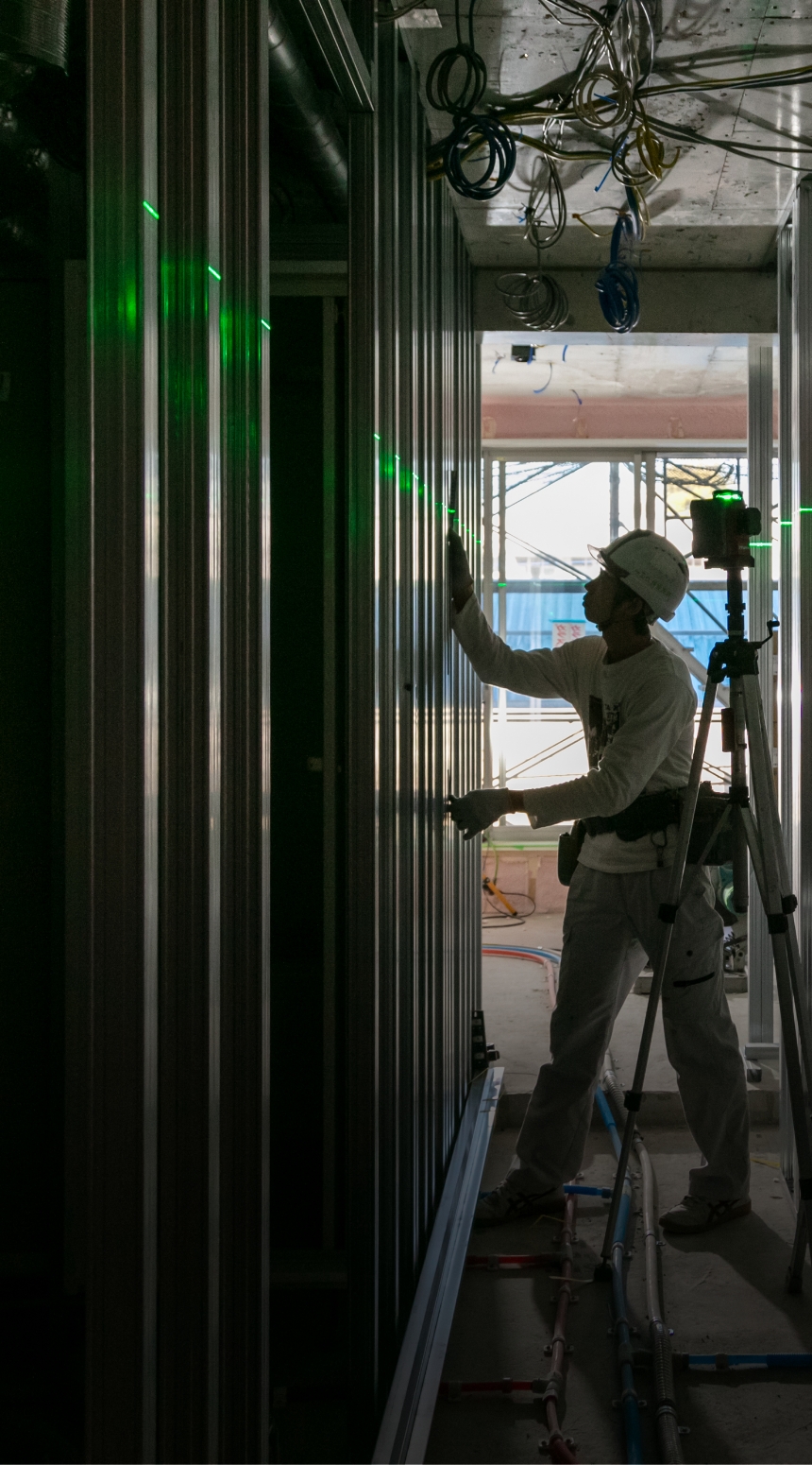 高い技術力と現場管理体制で選ばれています